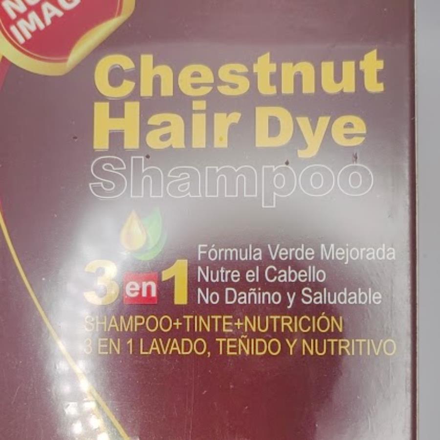 Coginalog Chestnut Hair Dye Shampoo 3 en 1 – Shampoo Tinte Nutritivo (Castaño)