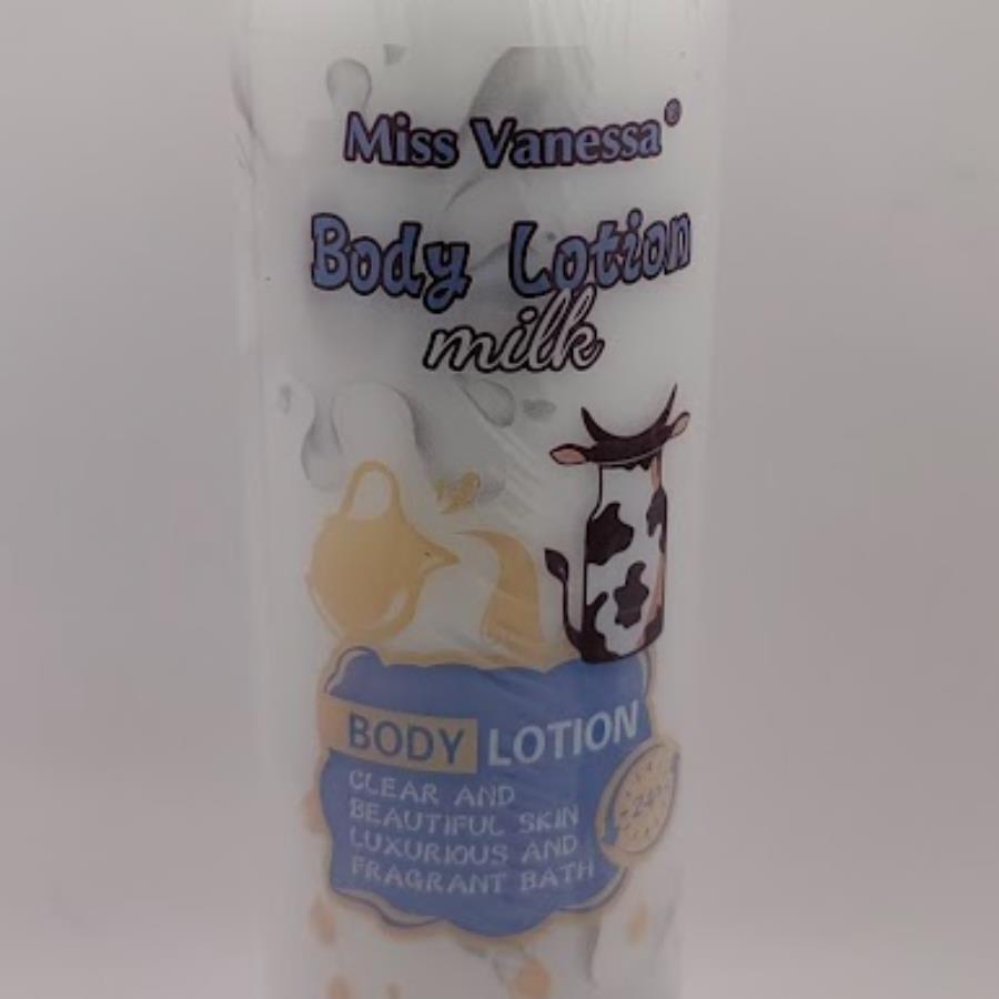 Body Lotion Milk Miss Vanessa – Hidratación y Suavidad con Extracto de Leche (250 ml)
