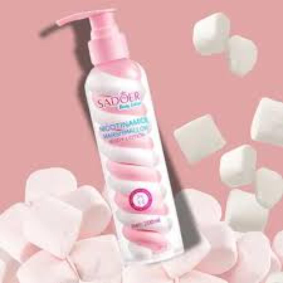 🍬 SADOER Body Lotion Marshmallow & Niacinamida – Hidratación Dulce y Suave