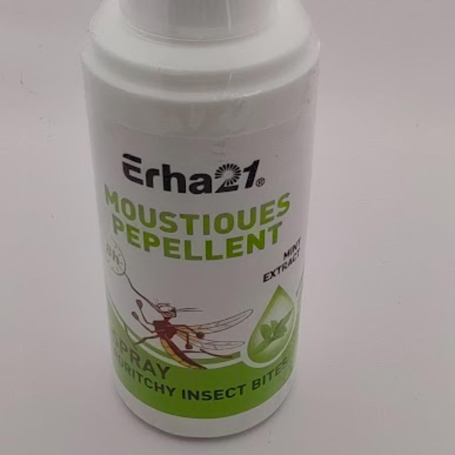 Erha21 Mosquito Repellent con Extracto de Limón – 60 ml (spray corporal)