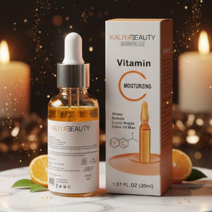Kaliya Beauty Vitamin C Essential Oil – Suero Facial Hidratante con Vitamina C (30 ml)