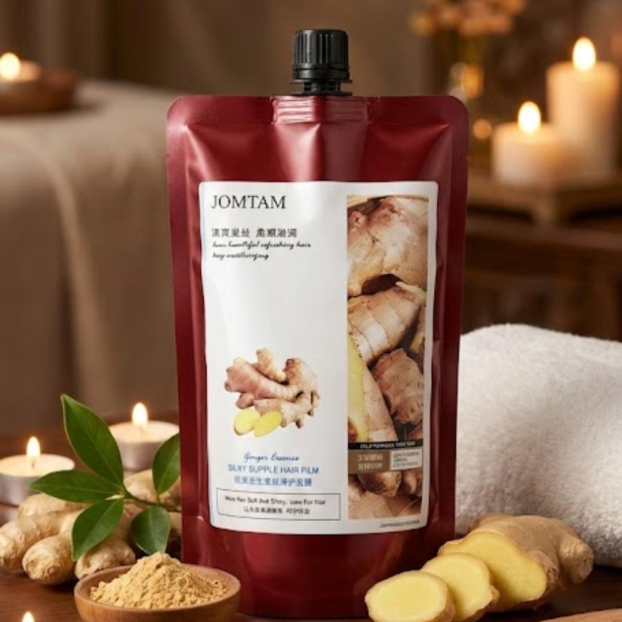 JOMTAM Mascarilla Capilar de Jengibre – Reparación y Brillo Intenso