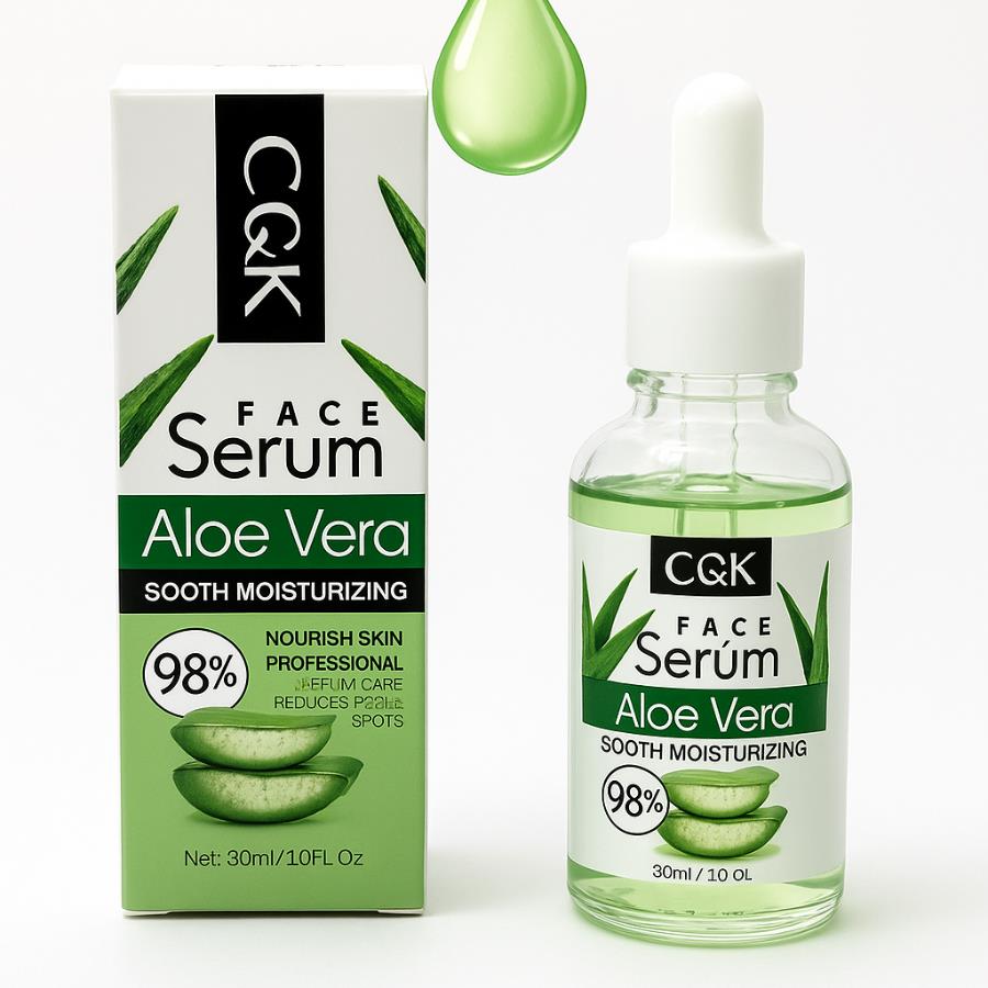 Suero Facial Hidratante de Aloe Vera – CQK 30 ml