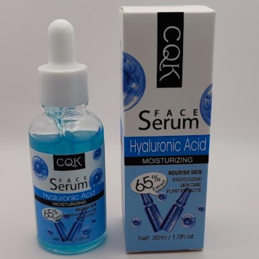 Face Serum CQK con Ácido Hialurónico 65% – Hidratación Intensa