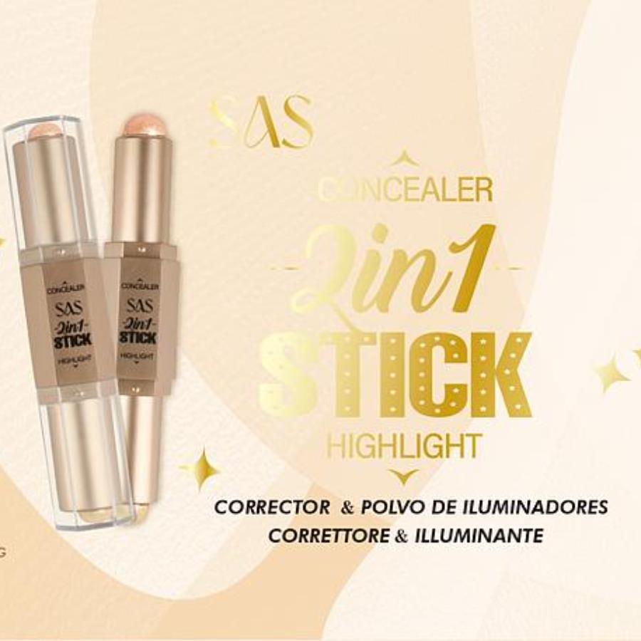 Corrector e Iluminador 2 en 1 en Stick – SAS ✨