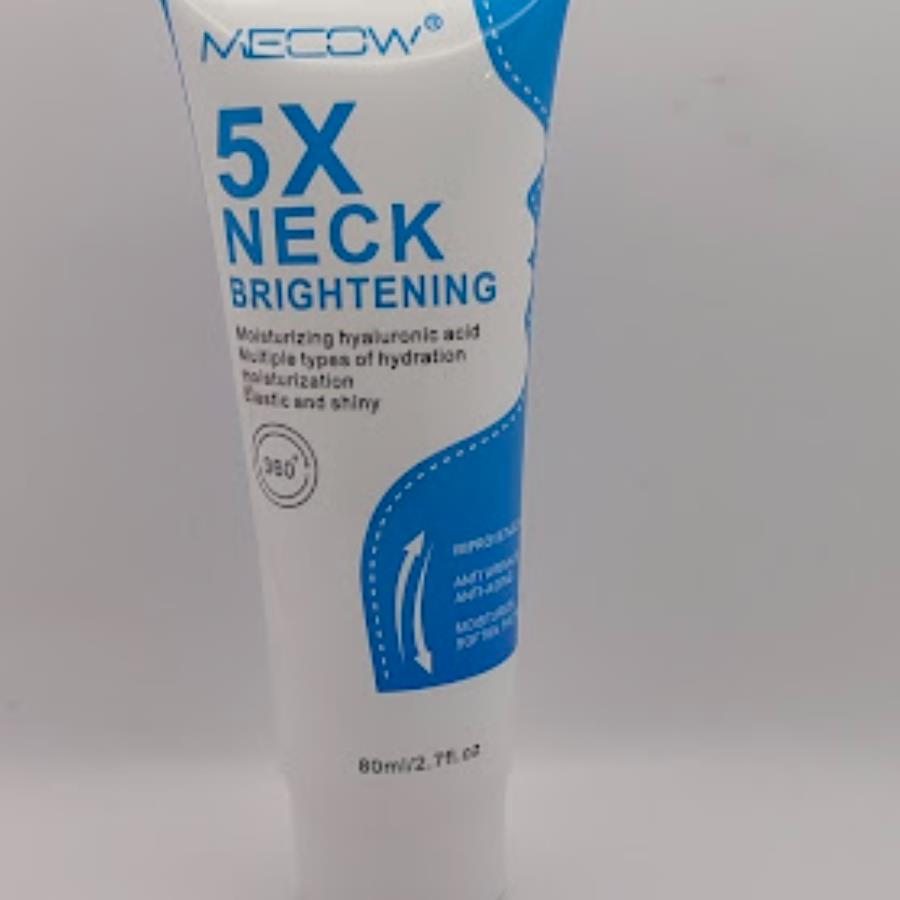 Mecow 5X Neck Brightening – Crema Iluminadora y Reafirmante para el Cuello (80ml)