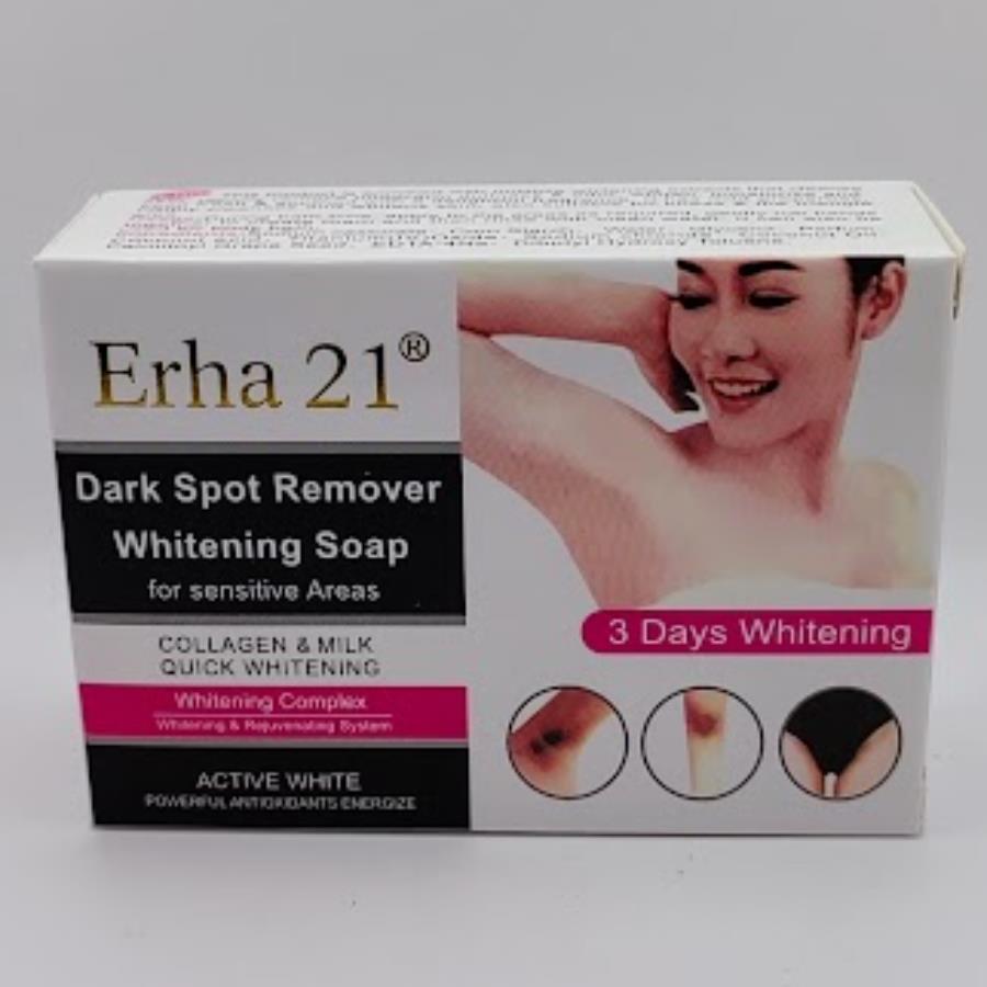 Jabón Erha 21 Dark Spot Remover – Aclarante para Zonas Sensibles 🌸🧼✨