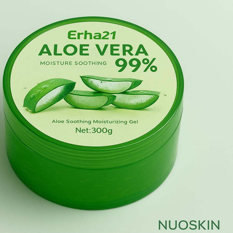 Gel Hidratante Aloe Vera 99% – Erha21 (300g)