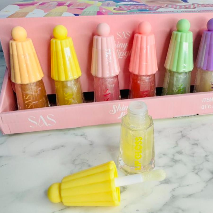 ✨ SAS Shiny Lipgloss – Brillo Labial de Colores Paste (sombrilli