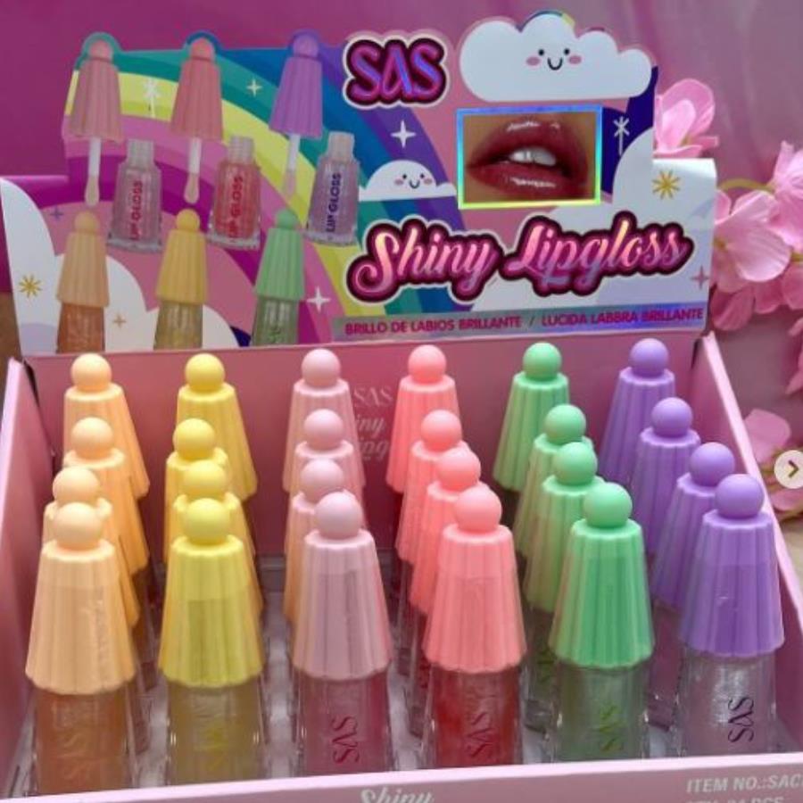 ✨ SAS Shiny Lipgloss – Brillo Labial de Colores Paste (sombrilli