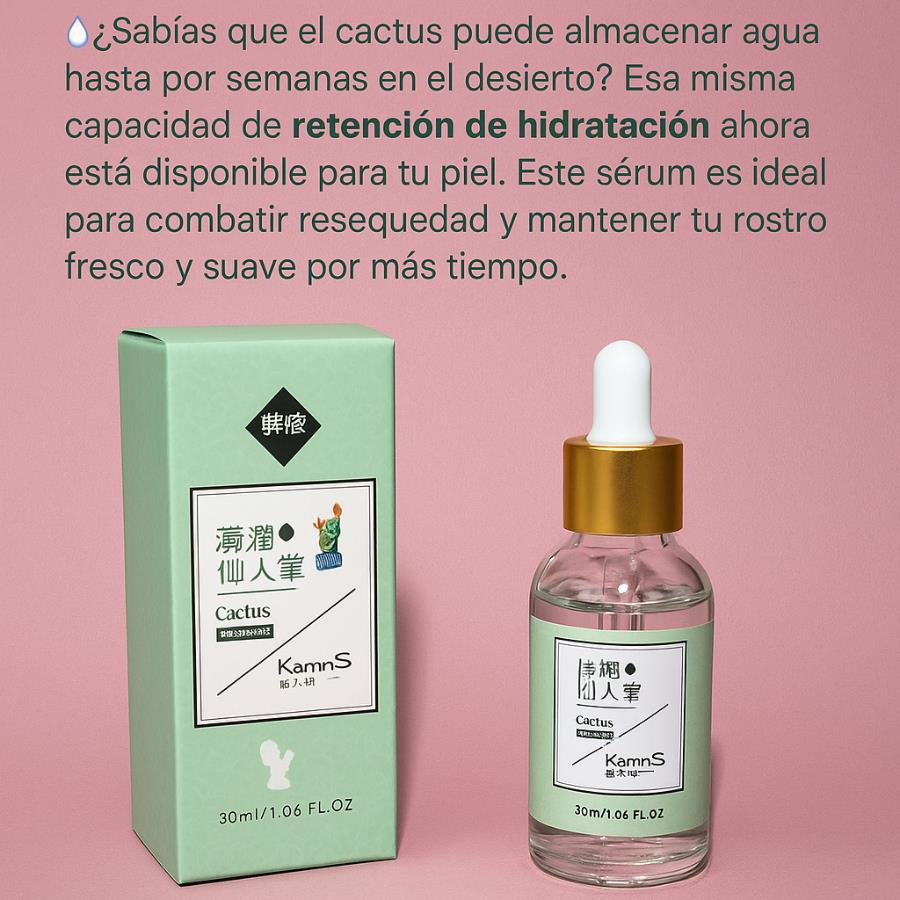 Sérum Facial de Cactus KamnS – Hidratación Profunda 30ml
