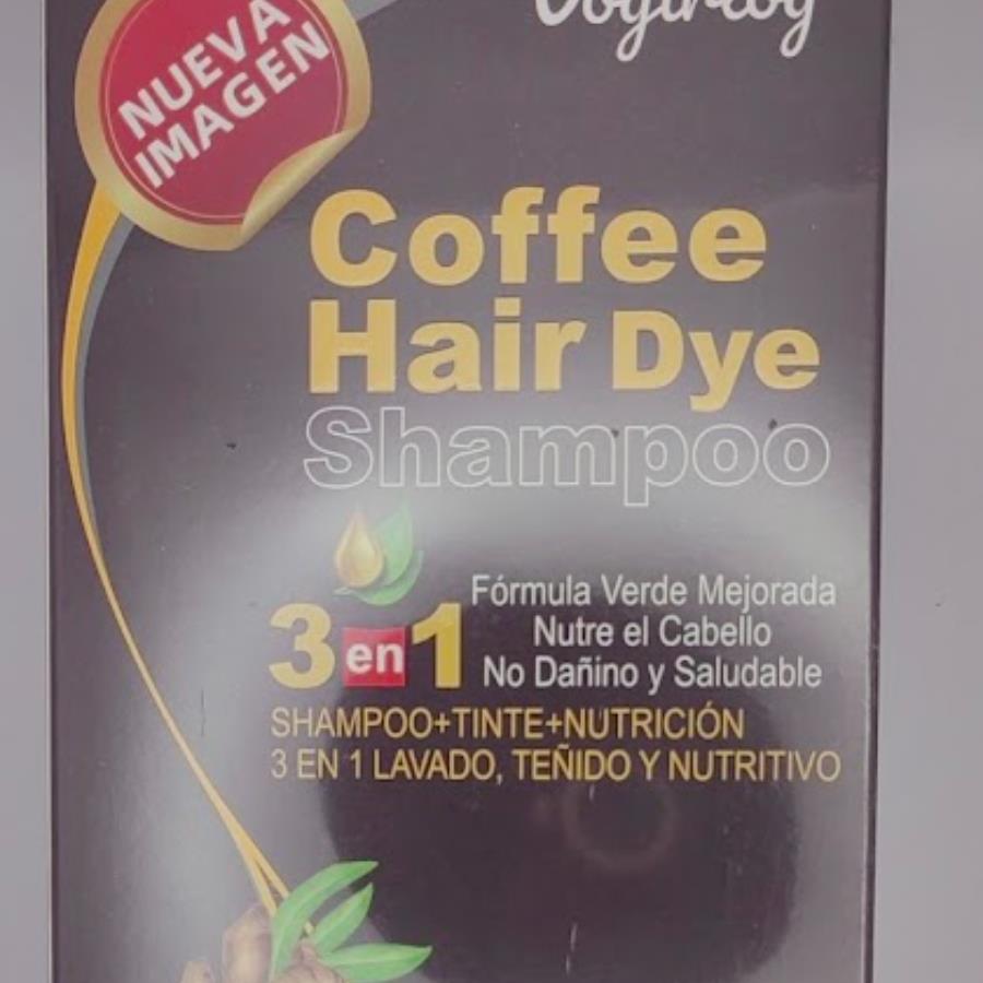 Vorgilog Coffee Hair Dye Shampoo 3 en 1 – Shampoo Tinte Nutritiv