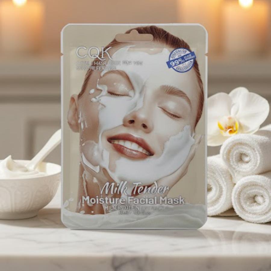 Mascarilla Hidratante Intensiva Milk Tender – CQK (Proteína de Leche)