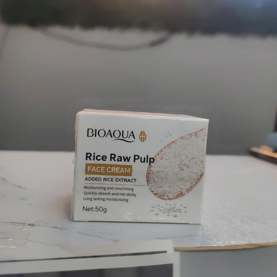 Rice Raw Pulp Face Cream BIOAQUA 