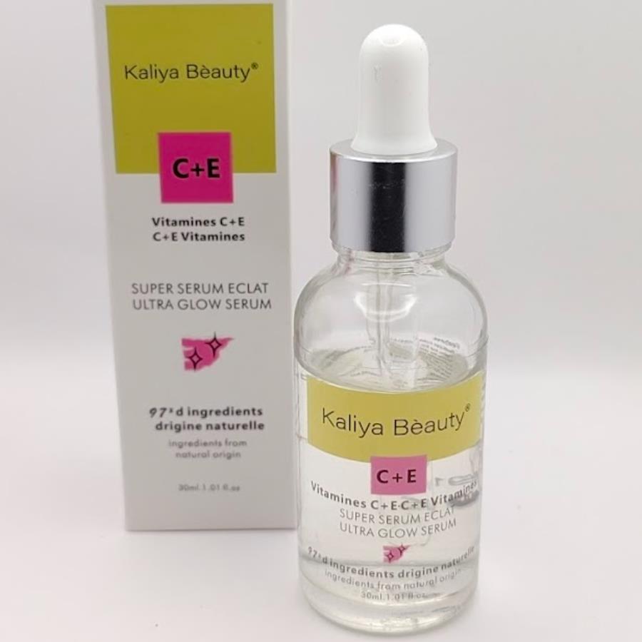 Kaliya Beauty Super Serum Iluminador con Vitaminas C+E 30ml ✨🍊 — Hidratación, Luminosidad y Protección
