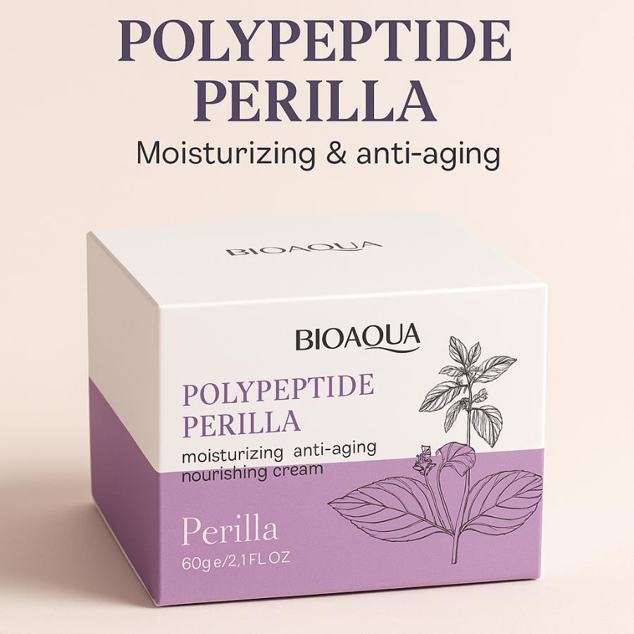 BIOAQUA Crema Facial Polipéptido Perilla – Anti-Edad y Nutritiva (60g)