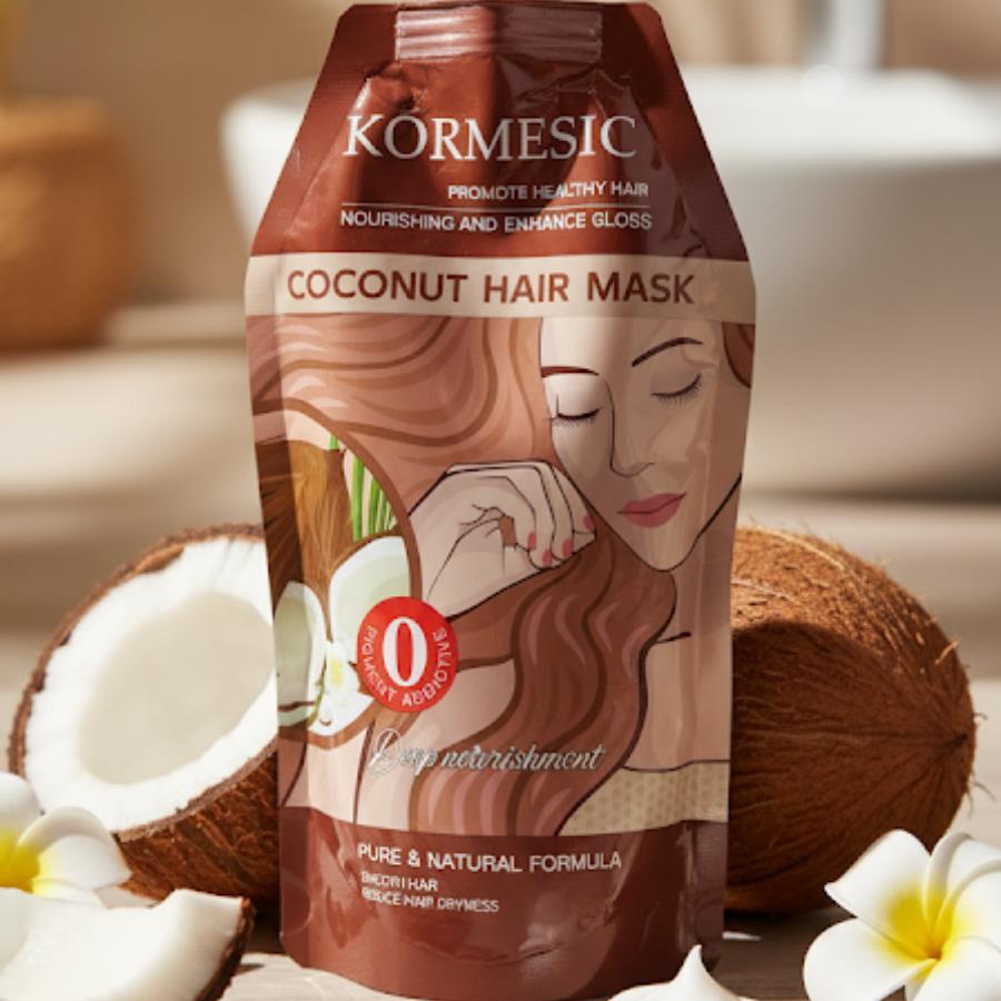 KORMESIC Coconut Hair Mask – Hidratación Profunda y Brillo Natural