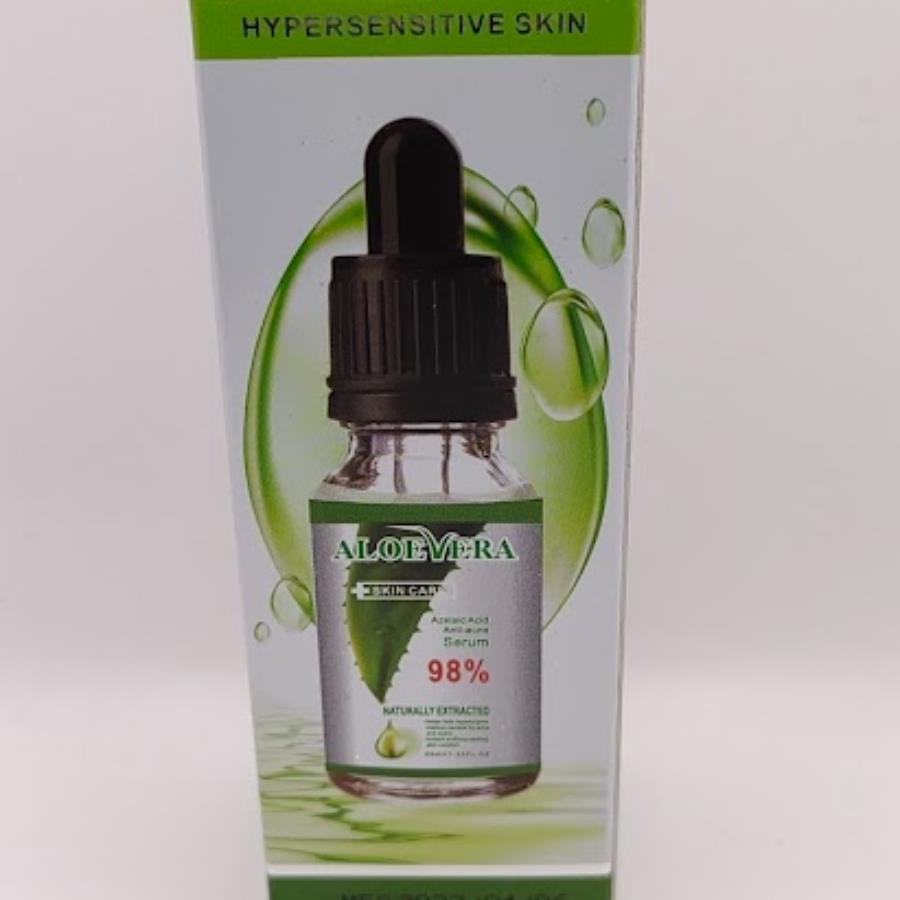 Aloe Vera Serum 98% Pure – Cuidado Intensivo para Pieles Muy Sensibles 🌱💧