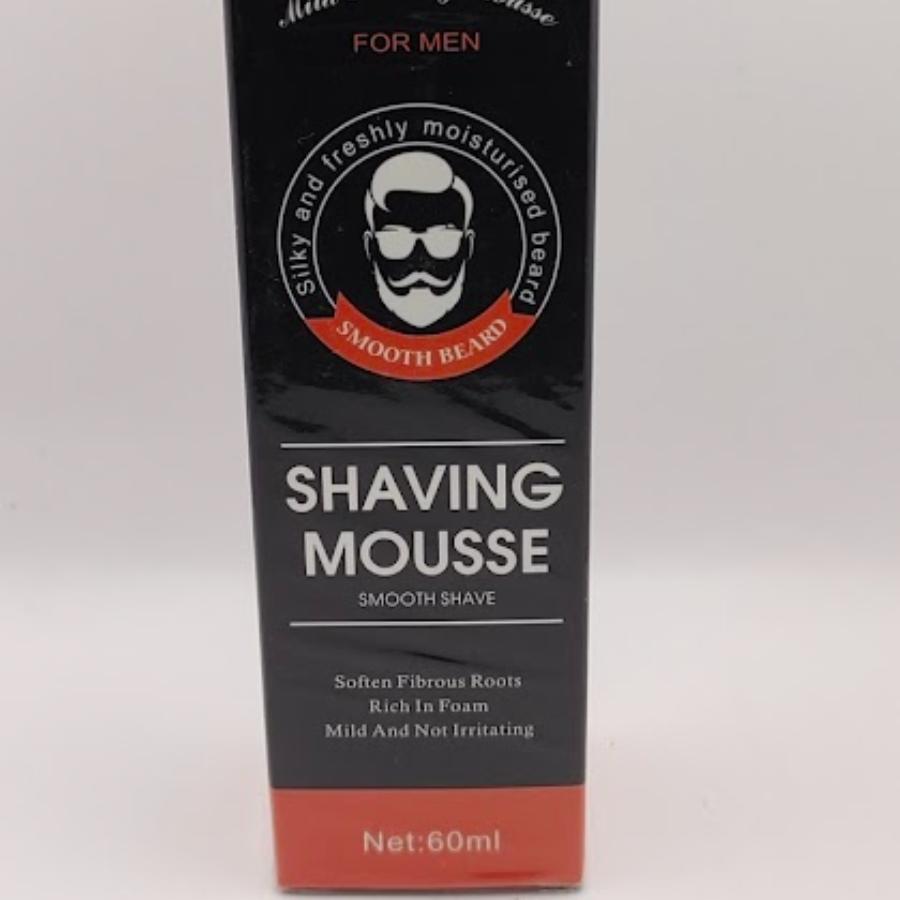 SADOER Shaving Mousse for Men – Espuma de Afeitado Suave y Humectante (60 ml)