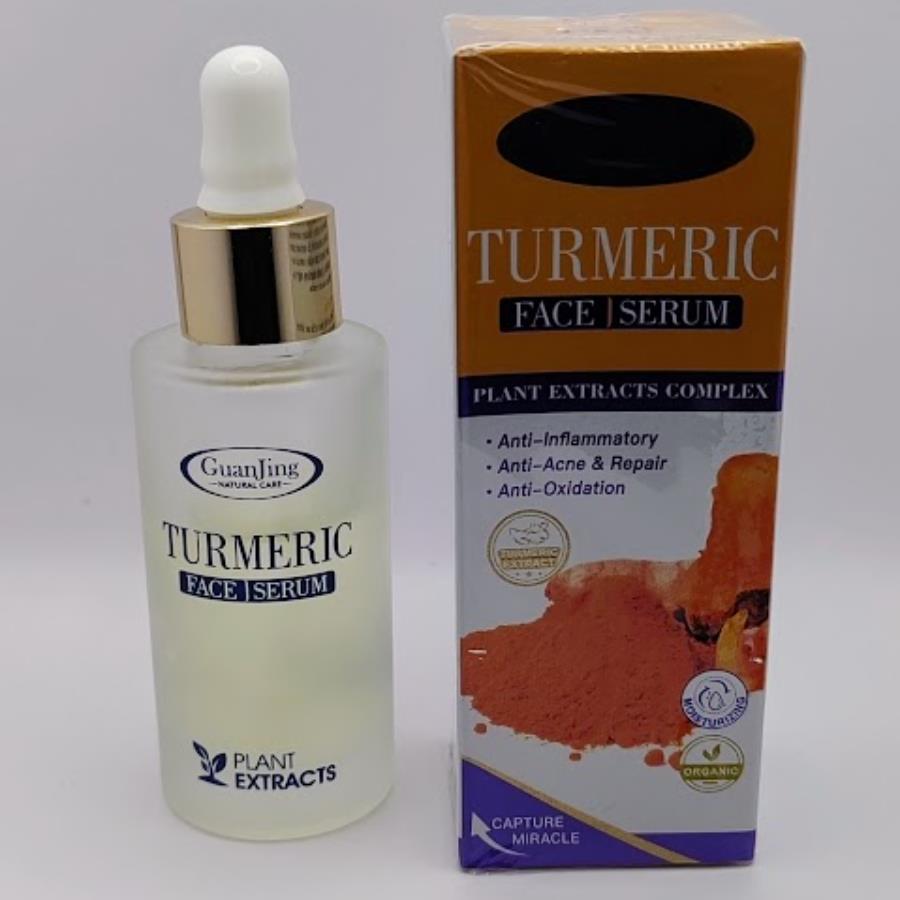 Guarjing Serum Facial de Cúrcuma 30ml 🌿🧡 — Antiinflamatorio, Reparador y Antioxidante